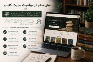 سئو سایت کتاب در تبریز با بهینهسازی محتوا، کلمات کلیدی، تصاویر و افزایش سرعت برای جذب بازدیدکنندگان از گوگل